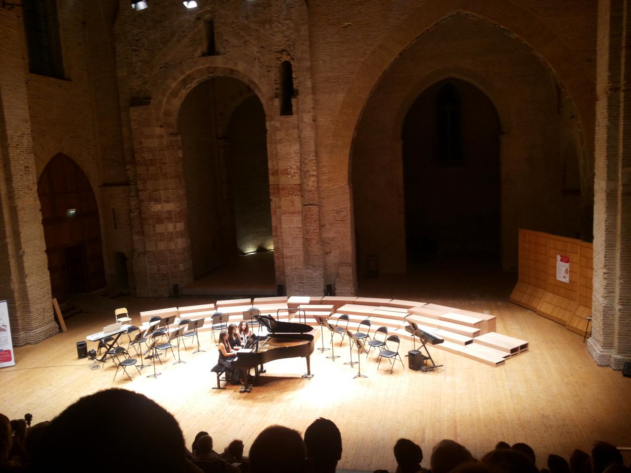 Concert de piano à 4 mains, Auditorium Saint-Pierre-des-Cuisines, Toulouse, octobre 2016